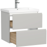 Тумба под раковину подвесная CERSANIT MODUO 60 для COMO 60 серый туман 69348